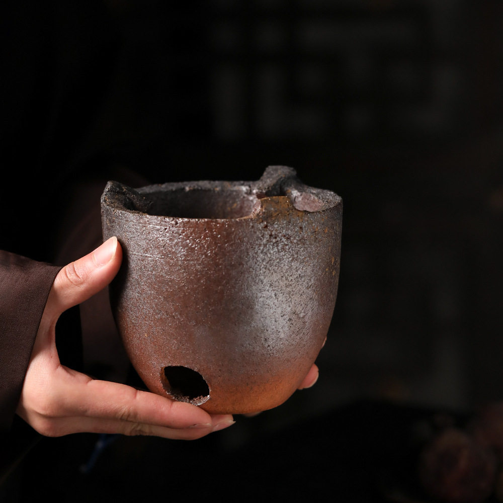 烧茶炉炭火