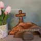 新款复活节十字Easter Scene and Cross 空墓复活节场景十字摆件