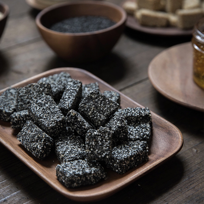 粮赞古法黑白芝麻酥糖零食点心传统糕片农家纯手工休闲小吃