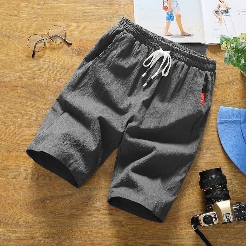 夏天學生運動褲休閑夏褲男士短褲兩條裝聚脂纖維薄款七分褲男孩胖在類目 男裝, 休閒褲中 - 來自Buy2taobao.com提供專業的淘寶代購服務