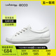 ECCO爱步女鞋小白鞋户外运动休闲圆头平跟板鞋柔酷2号206503现货