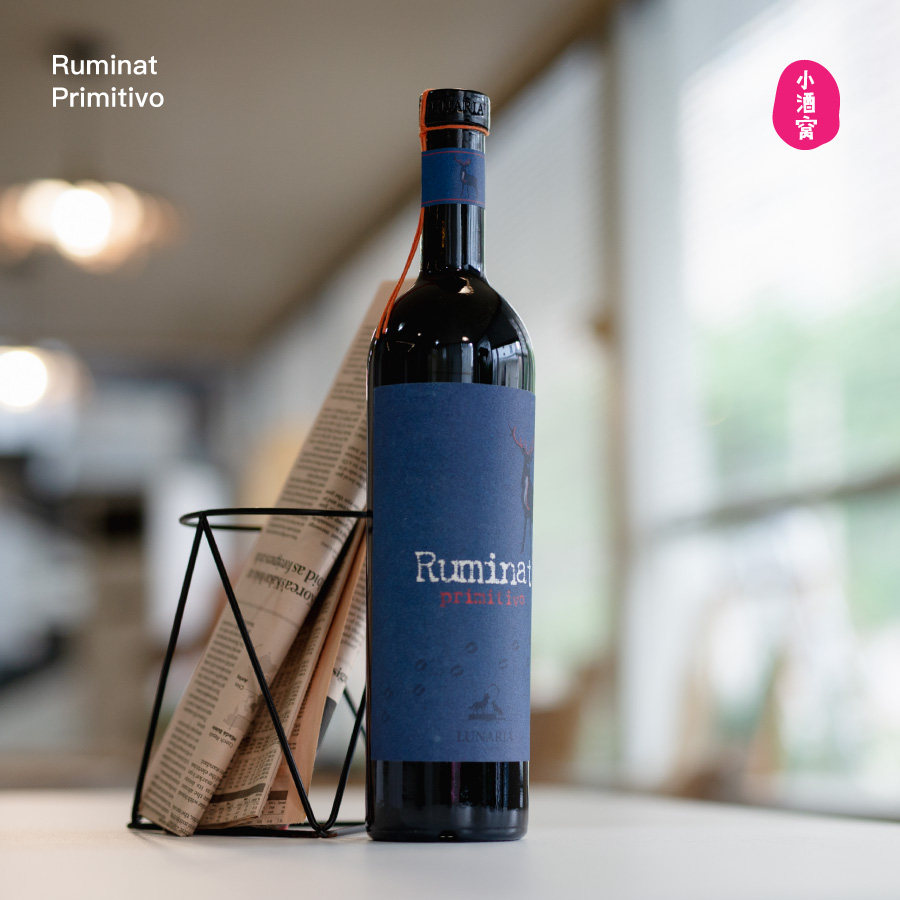 有机认证自然酒 意大利露娜庄园麋鹿微甜易饮干红 小酒窝环球购