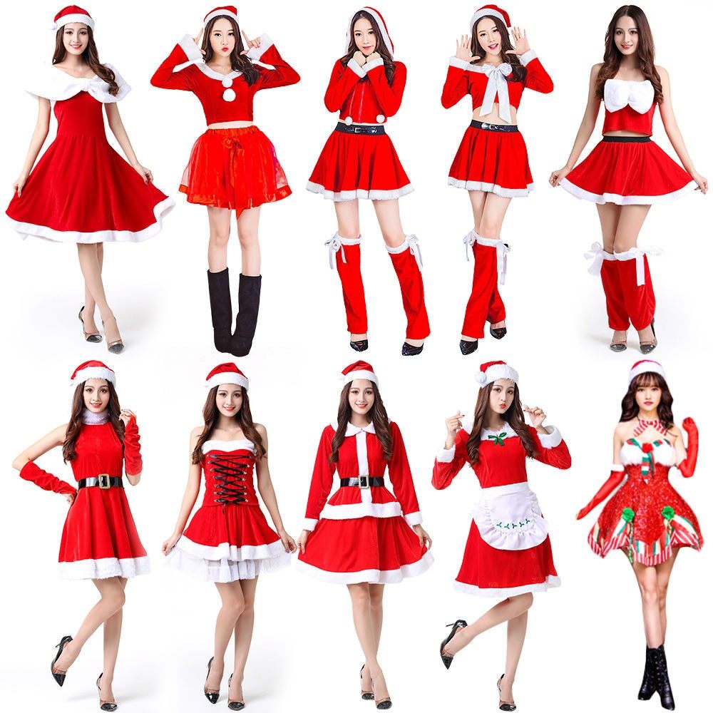 圣诞节服装成人女圣诞服饰圣诞装