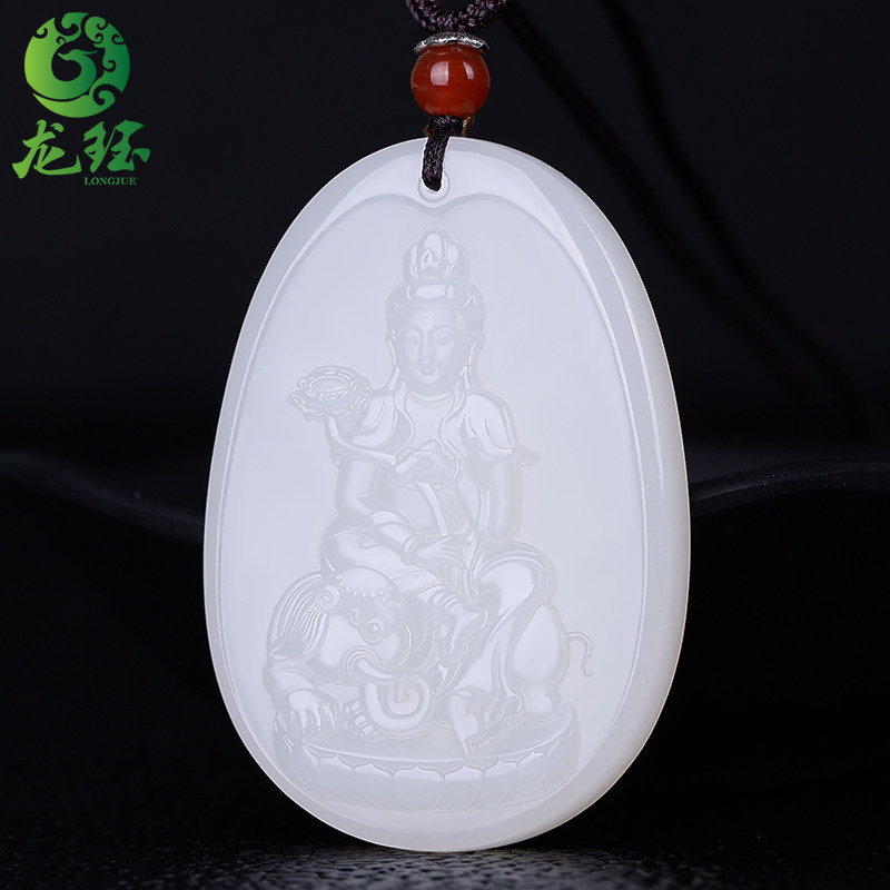 普贤菩萨和田玉吊坠-特价促销-优惠券领取-价格|多少钱|什么牌子好-35