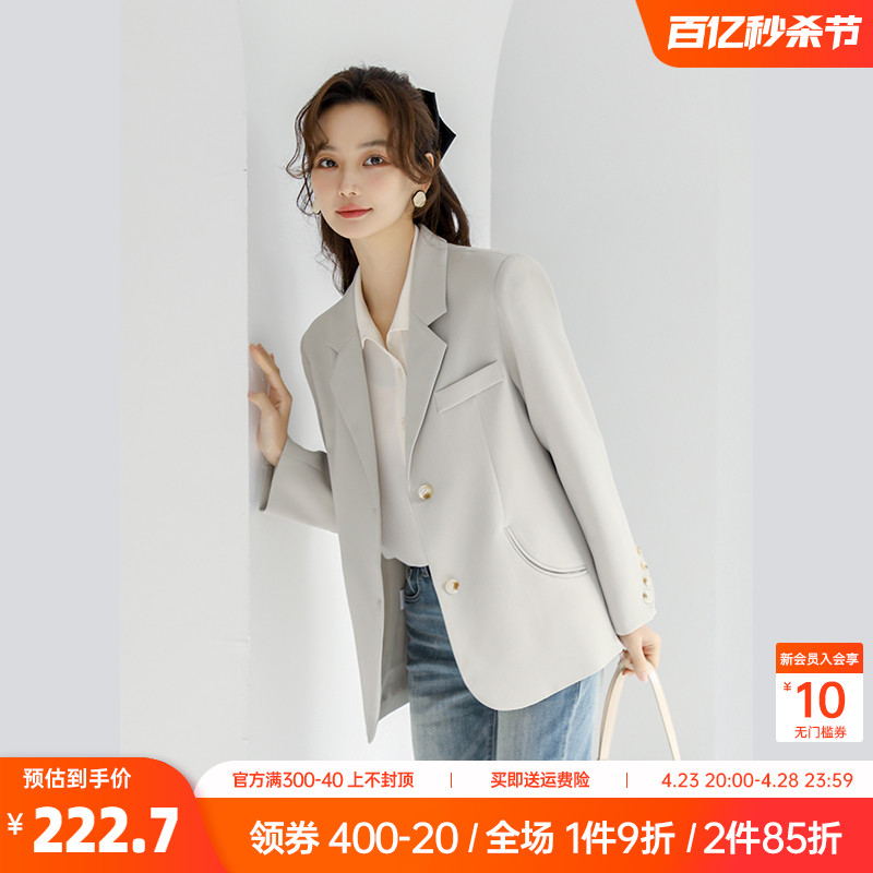 奈格薇儿小个子西装外套女2024新