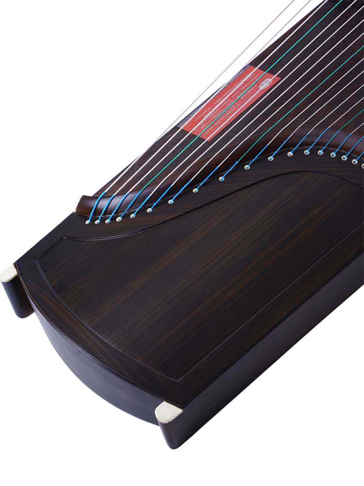 幽韵乐器 幽韵古筝 清音幽韵u101初学者入门扬州实木黑檀素面古筝_不
