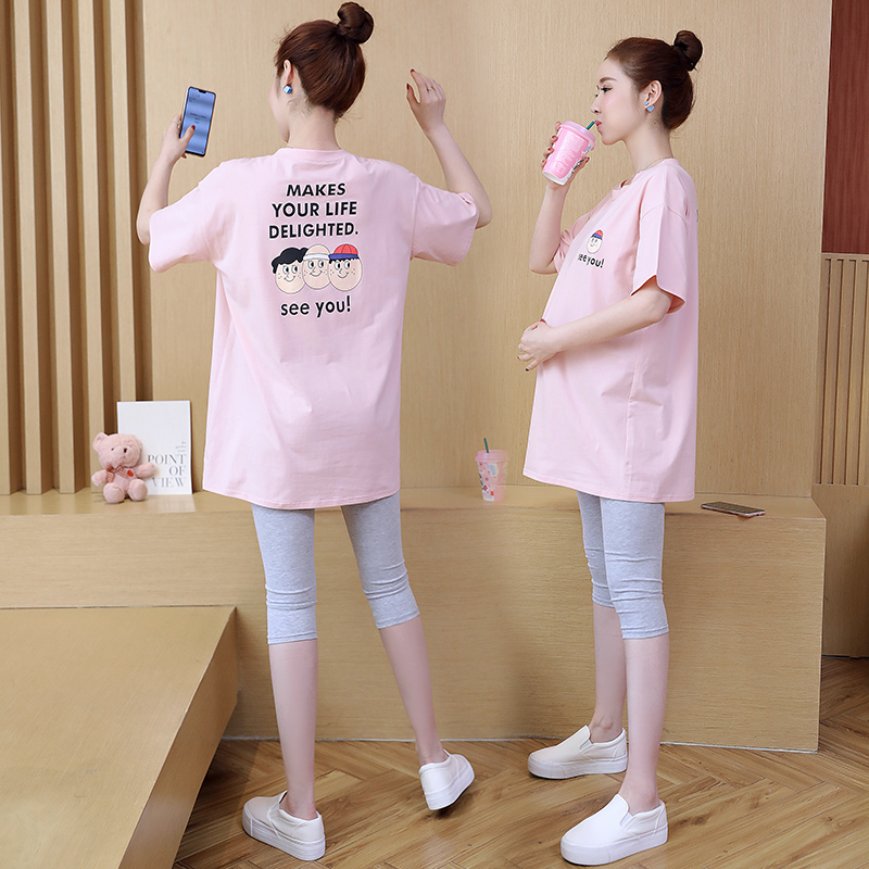 maternity dress Summer wear clothes 2020 summer fashion suit go out Easy Dress Short sleeved summer T-shirtin the Maternity/Maternal supplies/Nutrition , Maternity , T-shirt category - from Buy2taobao.com to provide professional Taobao agent buy service