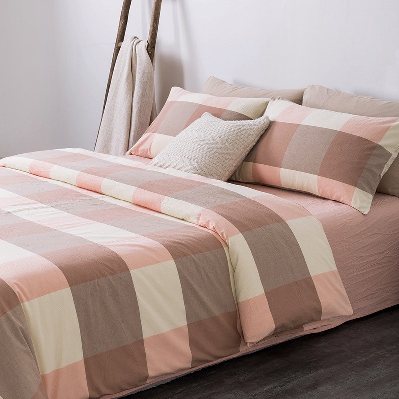 被套被罩200x230纯棉单人150x200儿童1.2单件220x240格子1.5x2米