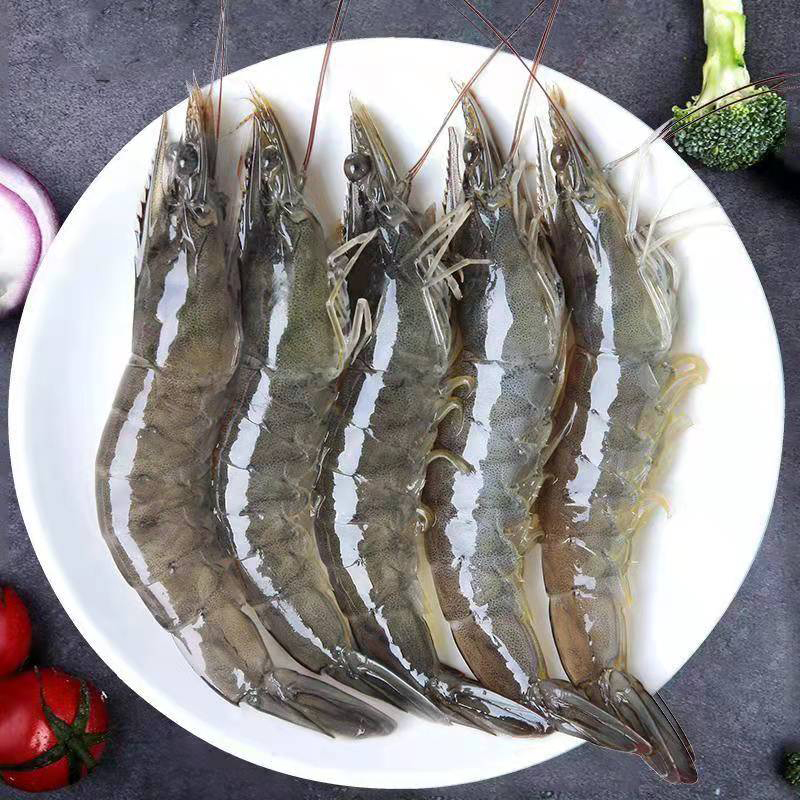 正宗青岛海捕大虾鲜活锁冻海虾产地直发冷冻海鲜水产特大对虾顺丰