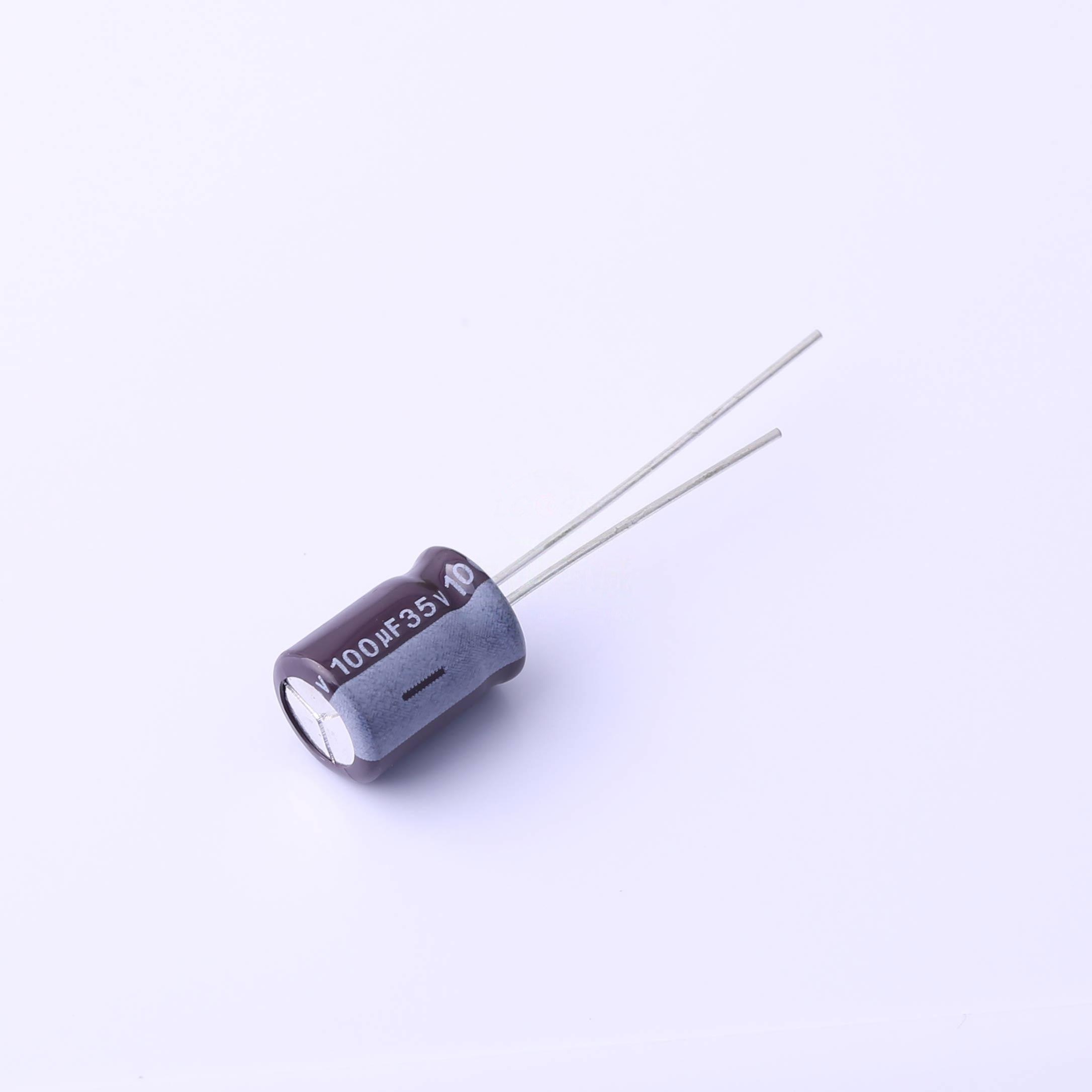 rxj101m1vbk-0811 (100uf ±20% 35v) 引线型铝电解电容