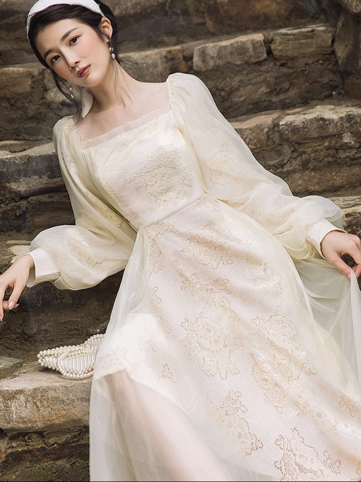 森系礼服超仙长裙