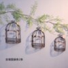 复古鸟笼装饰装饰壁挂镂空复古金花艺摆件观赏花架铁笼|ms 复古鸟笼装饰装饰壁挂镂空复古金花艺摆件观赏花架铁笼|ms