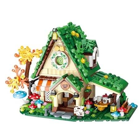 Mesiondy Fairy Tale Coffee Shop House MOC Building Set， F