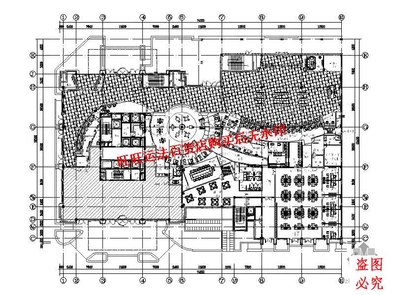 某银行高新支行装修cad图纸室内设计装修dwg图