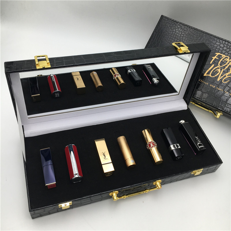 ysl圣罗兰七夕情人节小金条1966小黑条302限定口红套装旗舰店官网