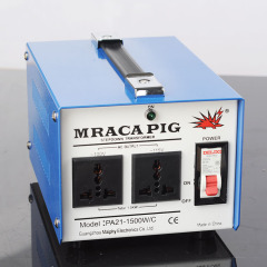 正品MRACAPIG战猪变压器220V转100V 110V 1500W纯铜足功率带保险