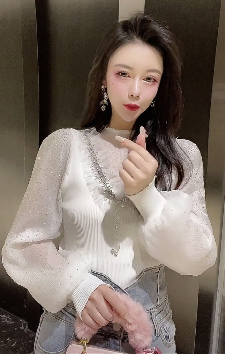 亮闪闪重工上衣女