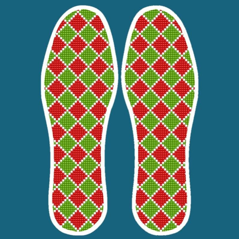 i十字绣鞋垫2021年新款图案全棉纯手工花样大全自己绣送男生情侣