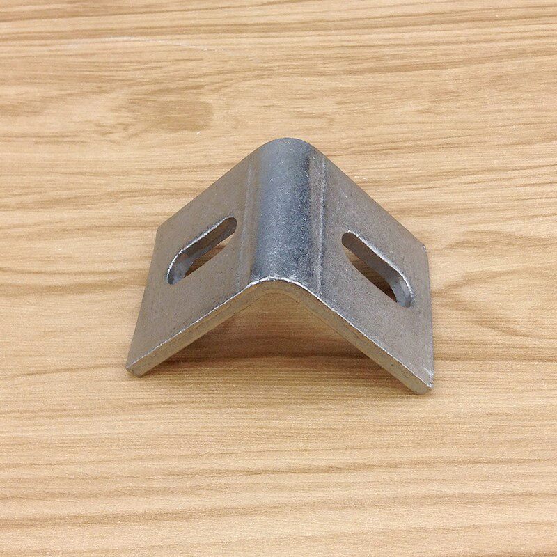 l型410不锈钢角码固定幕墙直角立柱梁焊接连接件90度角铁50*50*5_不