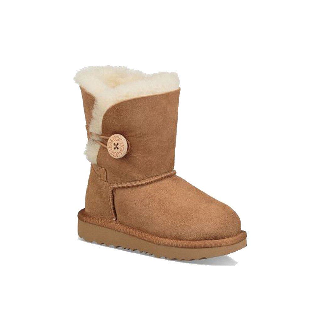 香港直发ugg童鞋儿童雪地靴皮毛一体中筒靴保暖短靴 1017394t
