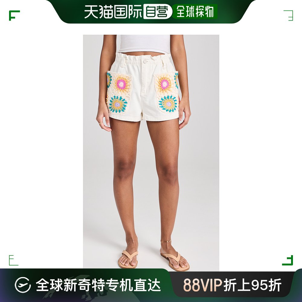香港直邮潮奢 blank nyc 女士 Downtime 短裤 BLANK41145
