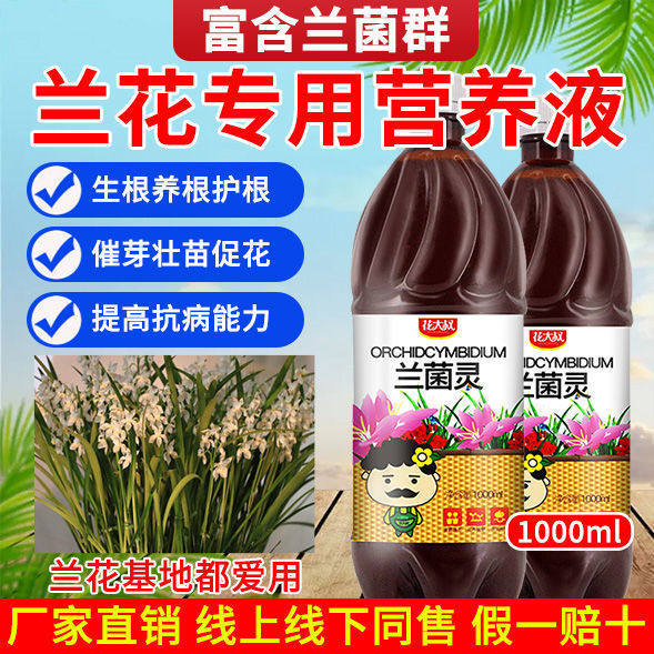 花大叔兰菌灵兰花专用营养液肥料兰草蝴蝶兰君子兰墨兰专用液体肥
