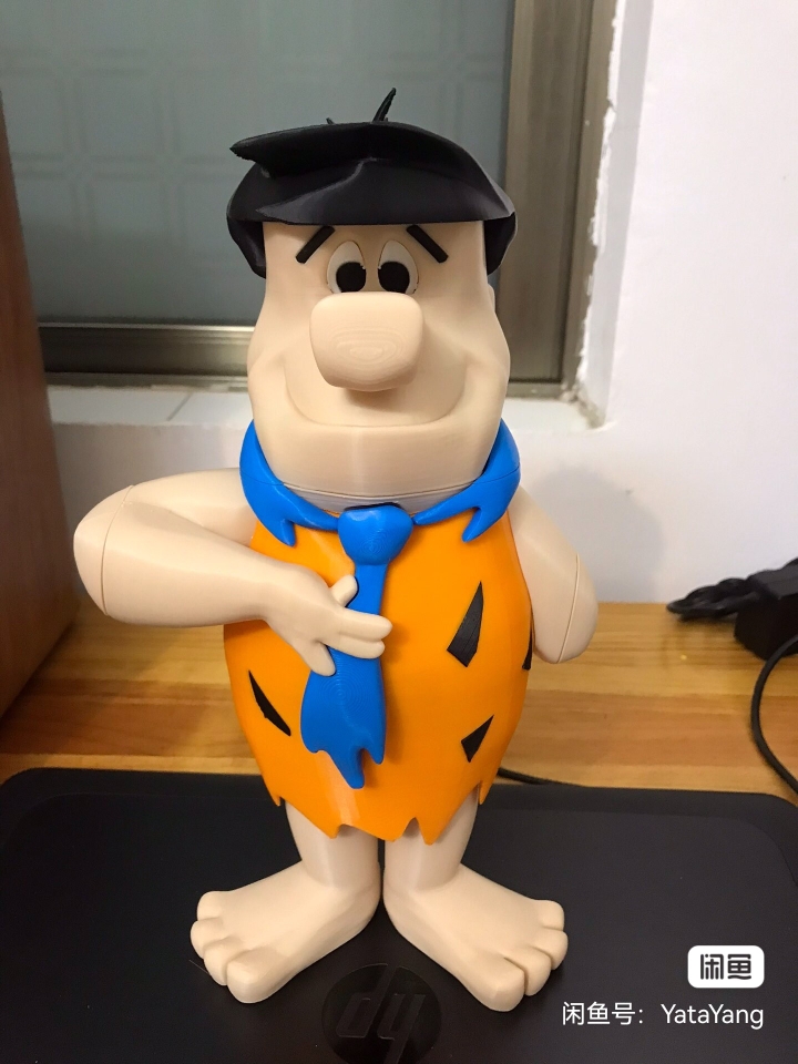 摩登原始人 聪明笨伯 弗雷德 Fred Flintstone 手办 摆件