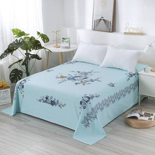 老上海国民老式床单纯棉单件100%全棉加厚老粗布被单床上用品怀旧