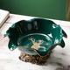 美式果盘水果盘家用客厅茶几欧式奢华摆件陶瓷新中式现代简约大号