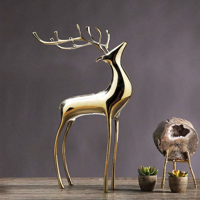 北欧铜鹿摆件淘宝优惠券