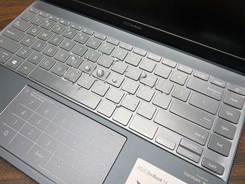 华硕灵耀14 2020款14寸抗蓝光辐射屏幕膜zenbook键盘膜u4700j