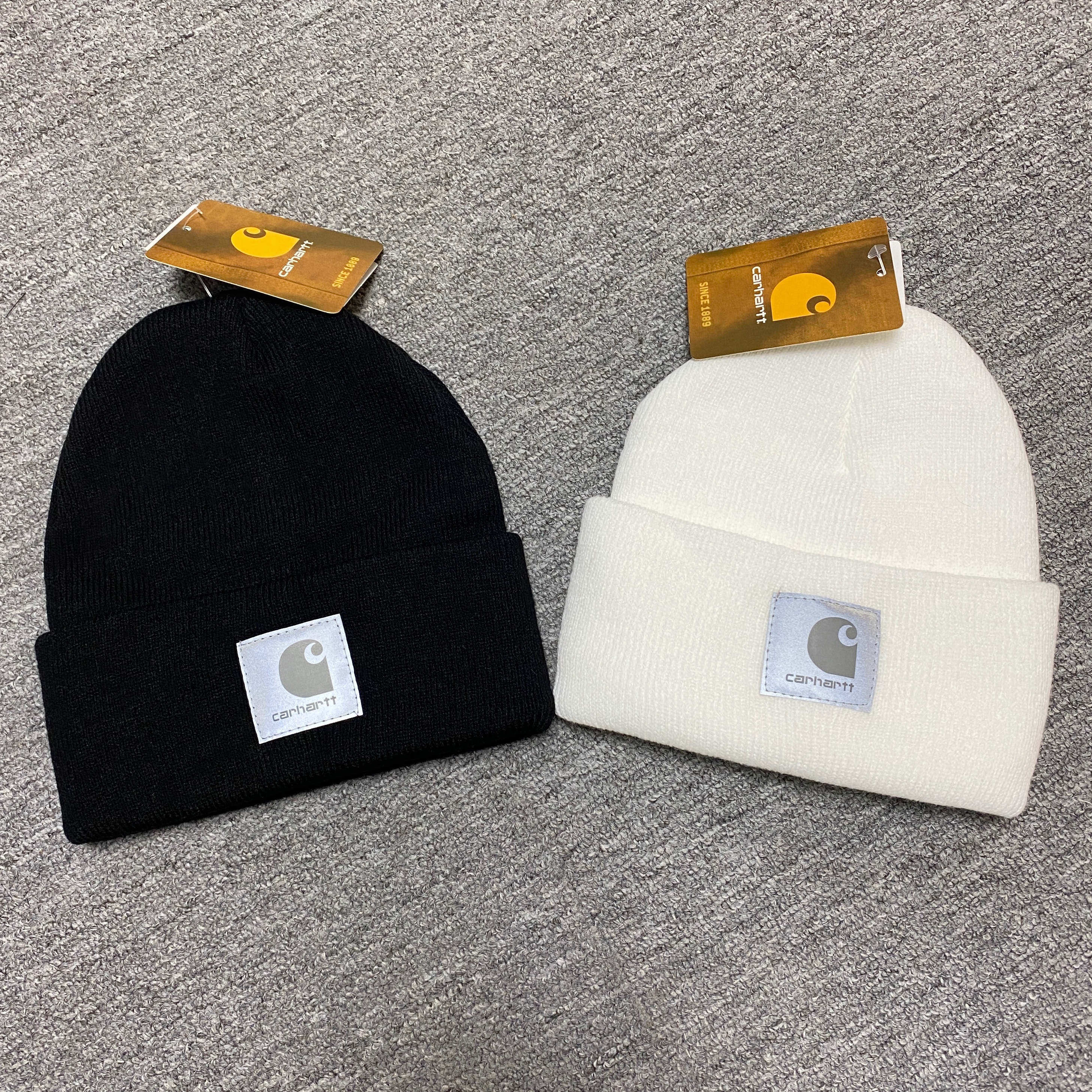 福利款carhartt wip卡哈特3m反光秋冬冷帽工装运动休闲针织毛线帽