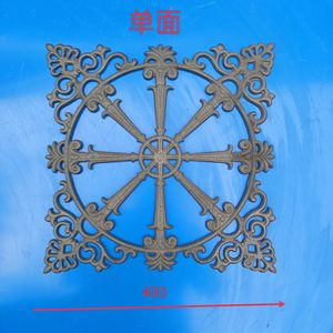 铁艺大门花铁艺门米花铁门配件护栏配件铁门花铁板配件庭院门装饰