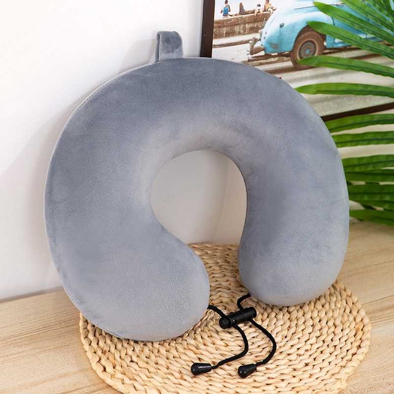 记忆棉u型颈枕护颈脖子汽车卡通可爱旅行便携u形枕头颈椎靠枕女孩