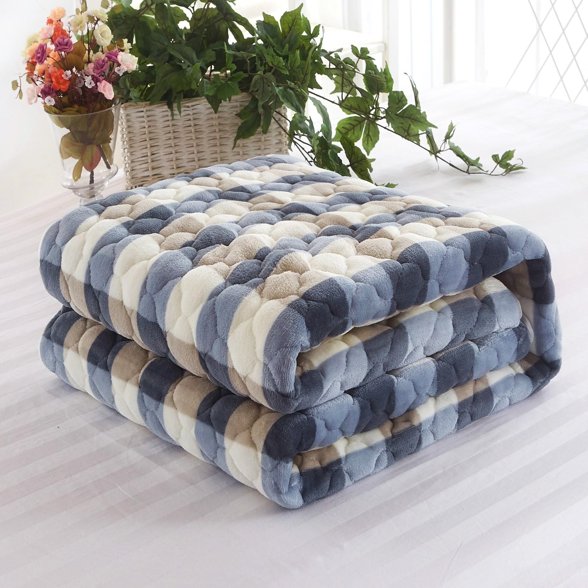 珊床垫法兰绒床褥床上铺的垫被子加厚保暖冬季防滑法莱绒褥子_不打折