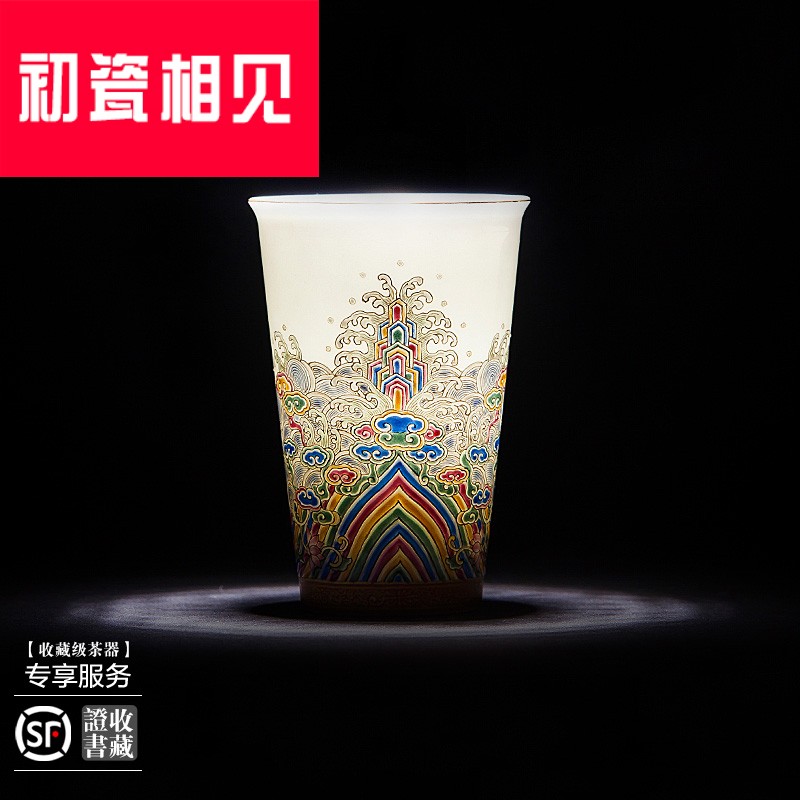 Meet Smells Cup Tea cup ceramics Hand drawn Pastel Seawater Fragrance All hand Jingdezhenin the Tableware , Tea set , Smells Cup category - from Buy2taobao.com to provide professional Taobao agent buy service