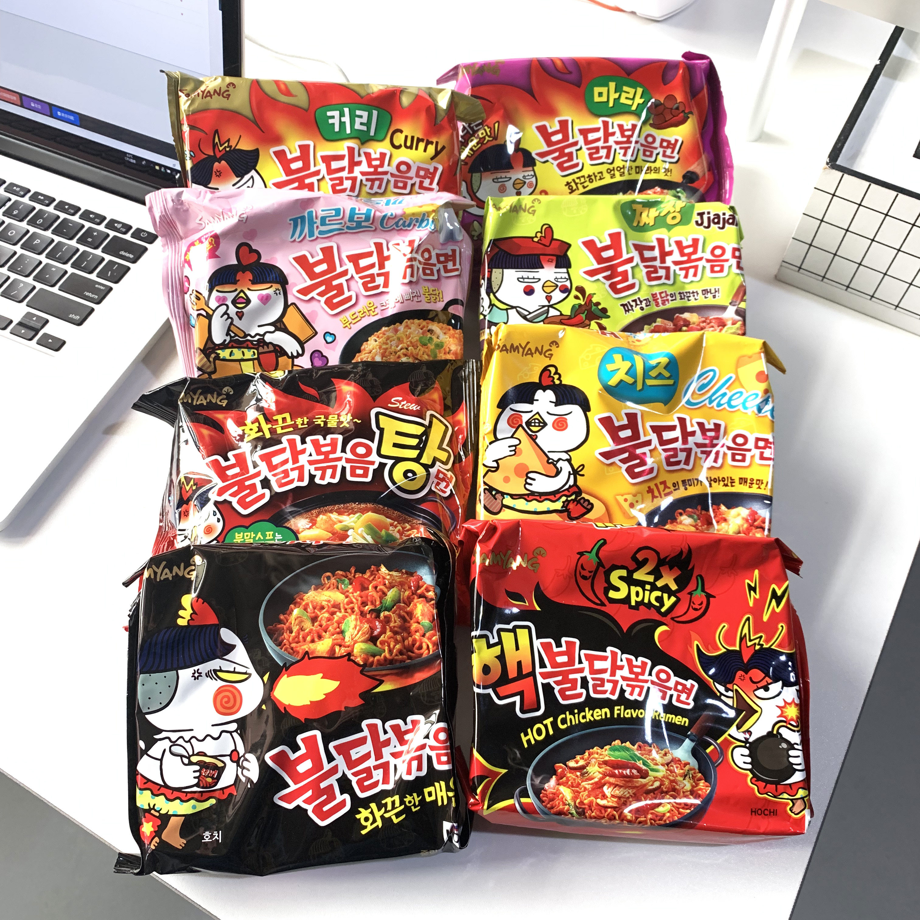 泡面满6袋包邮 韩国进口三养火鸡面 多口味可选 袋装领优惠券购物返利