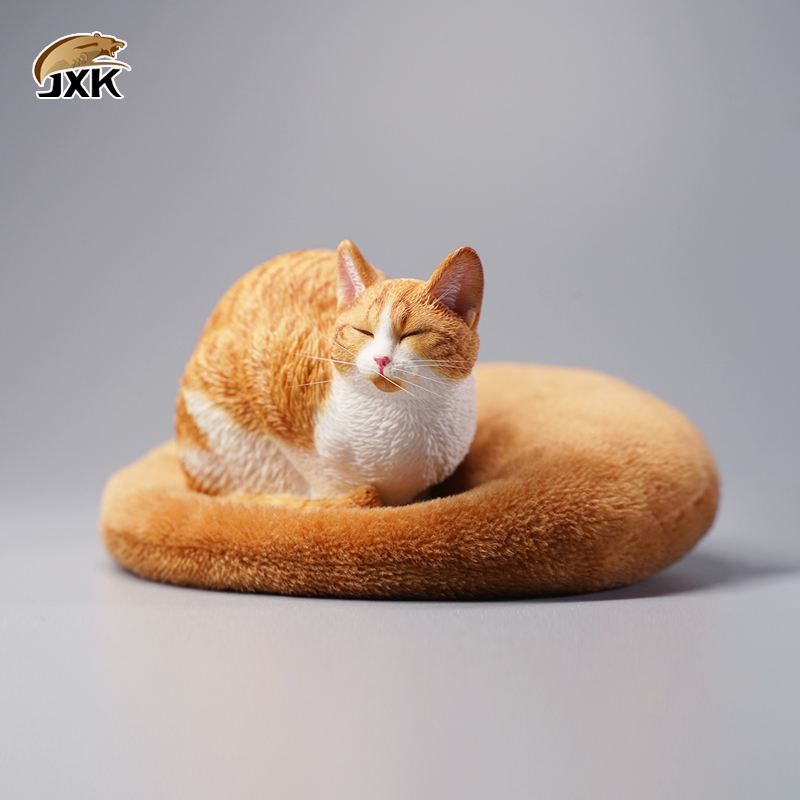 JXK 1/6嗜睡猫2.0仿真模型创意可爱宠物猫咪手办周边潮玩摆件道具