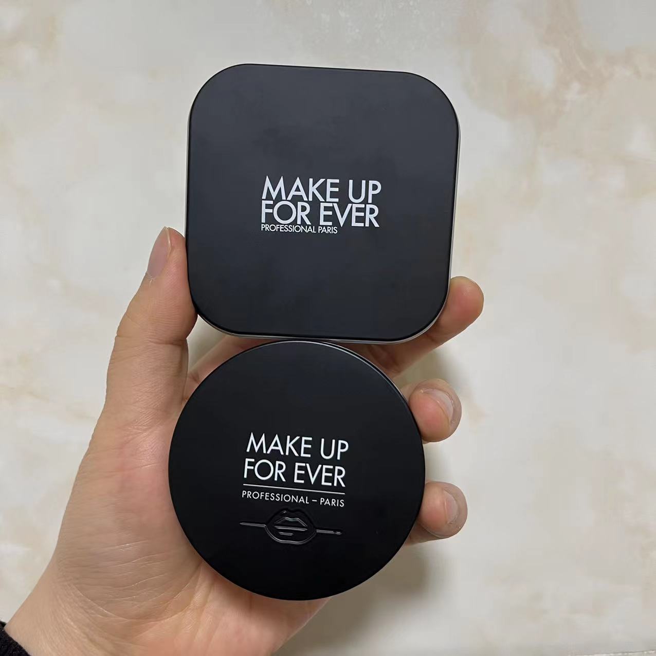 现货 makeupforever浮生若梦玫珂菲muf HD高清蜜粉饼定妆控油散粉