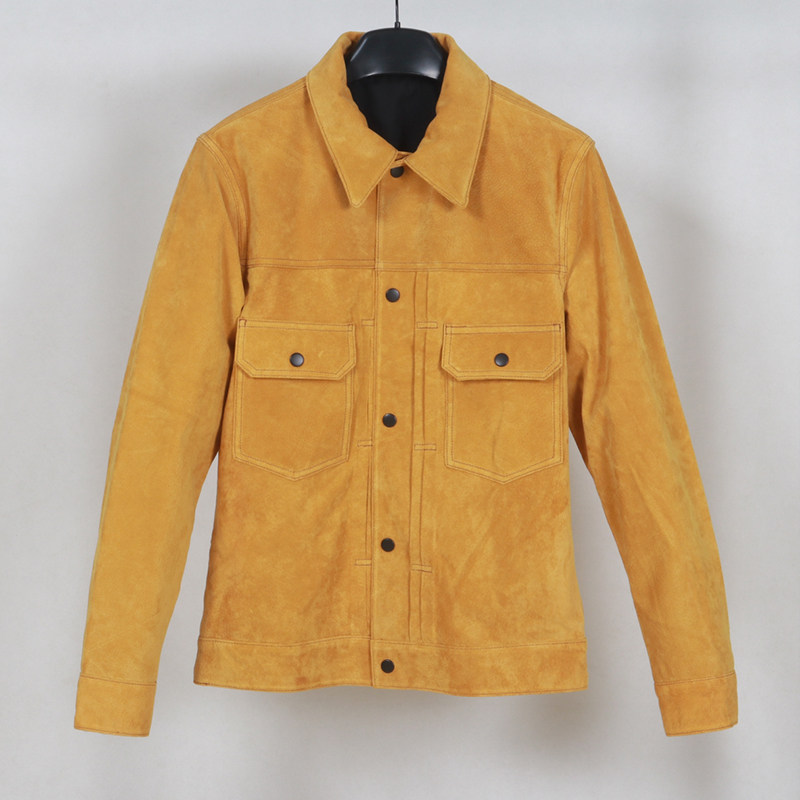 男士猪皮反绒真皮皮衣夹克外套经典506牛仔款捡漏特价复古秒杀4色