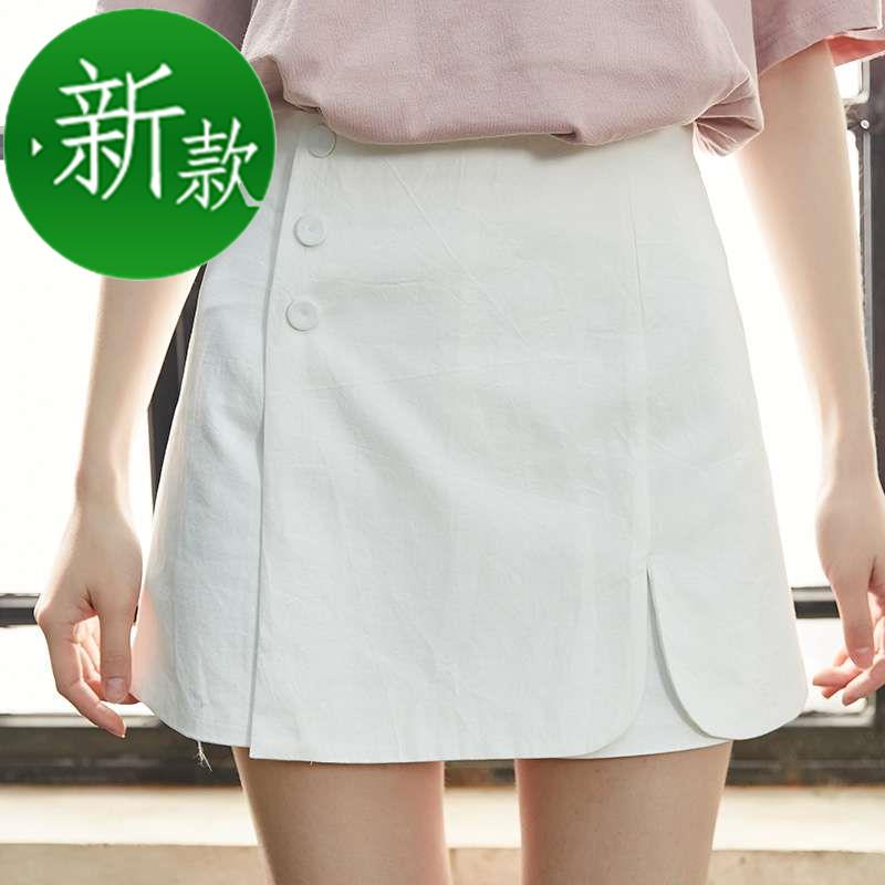 2019春夏季新品韩版sa字裙修身裙裤短裙白色半身裙子女阔腿短裤潮|ruв категории Женская одежда, юбка - от Buy2taobao.com для оказания профессиональной услуги покупки агента Taobao