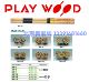 推荐日本 PLAYWOOD PLAY WOOD 专业鼓束 束棒 MR-15 16 17刷子