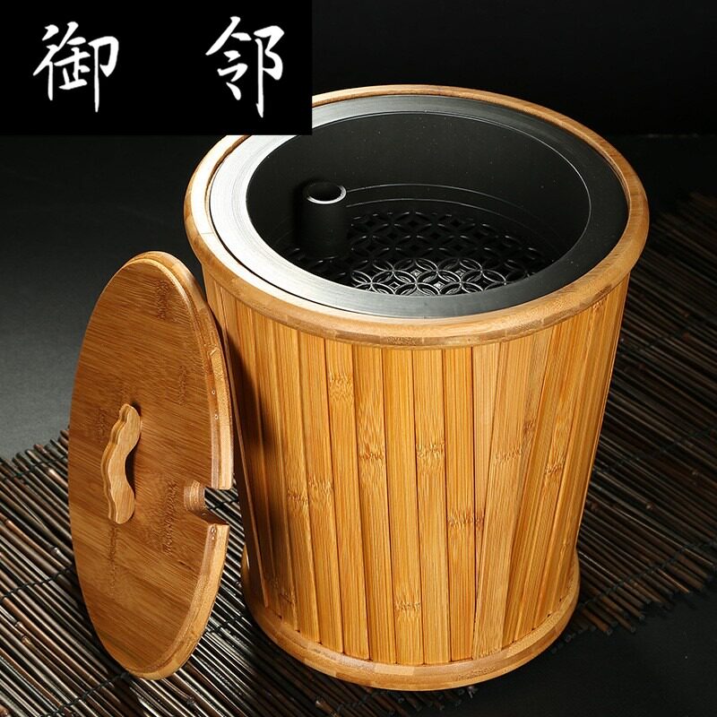 鑫尚德 德化孟宗竹茶水桶双层四件茶桶方便快捷100件