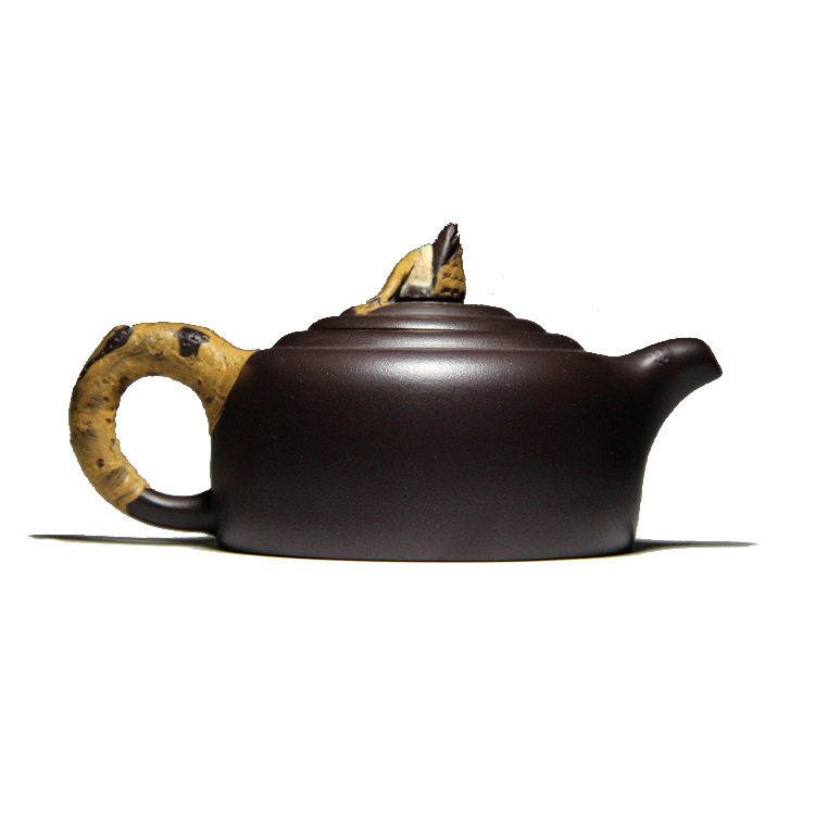 【】紫砂壶宜兴原矿老紫泥鸭韵壶名家紫砂壶凌燕琴工艺品礼品