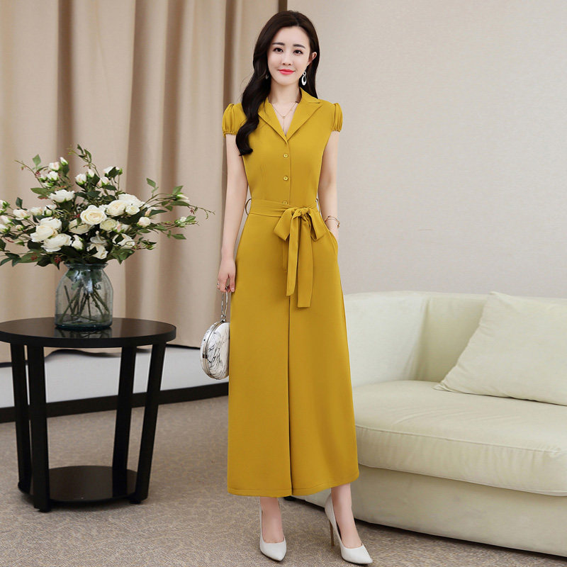 连裤裙夏连体连衣裤