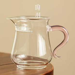 玻璃公道杯加厚耐热分茶器高档过滤泡茶功夫茶具日式茶海公杯茶漏