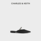 【618狂欢节】CHARLES&KEITH女鞋CK1-70900437宝石链穆勒拖鞋外穿
