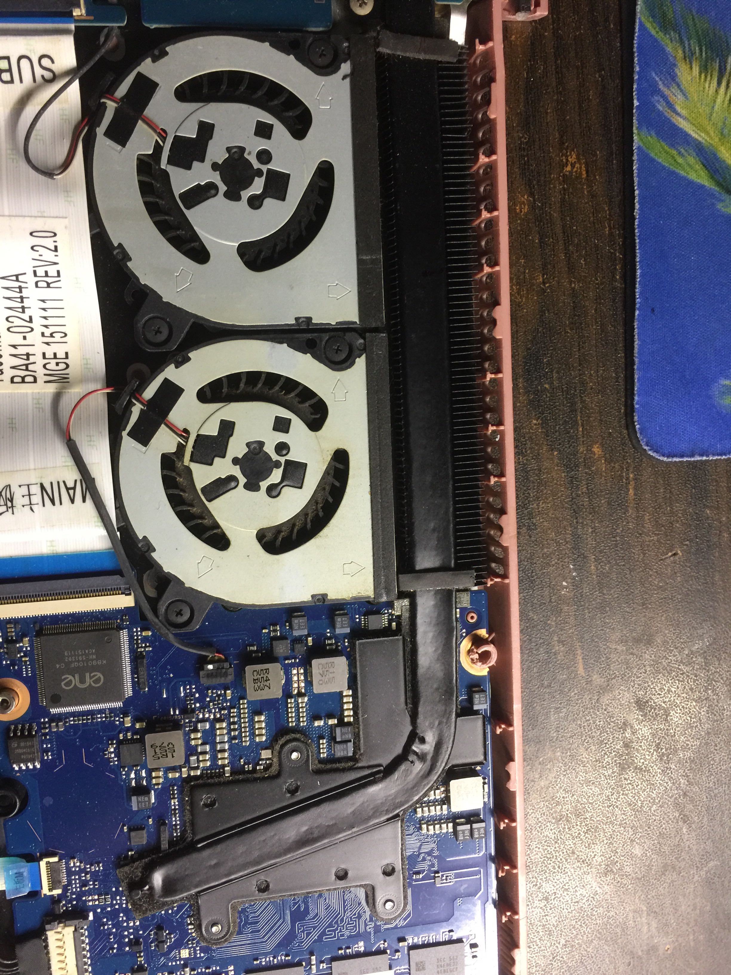 三星np905s3lnp910s3l915s3l风扇散热器散热片模块笔记本零部件