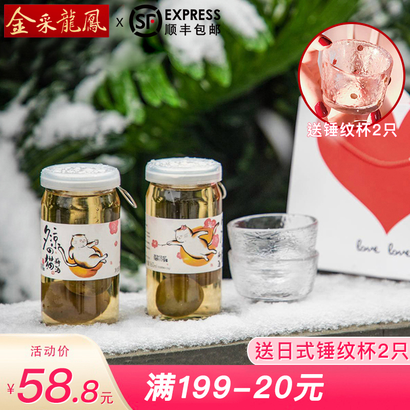 【送日式錘紋杯】2瓶裝能吃的果實梅子酒 夕涼的貓女生喝的甜酒在類目 酒類, 配製酒/果酒中 - 來自Buy2taobao.com提供專業的淘寶代購服務