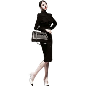 2022 spring new Korean style fashionable temperament elegant slim atmosphere professional shirt skirt dress